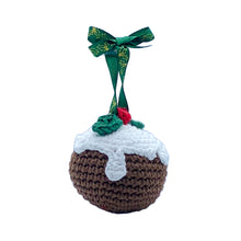 Load image into Gallery viewer, Christmas Pudding Ornament Crochet Pattern PDF
