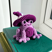 Load image into Gallery viewer, Wizzy the Frog Crochet Pattern PDF
