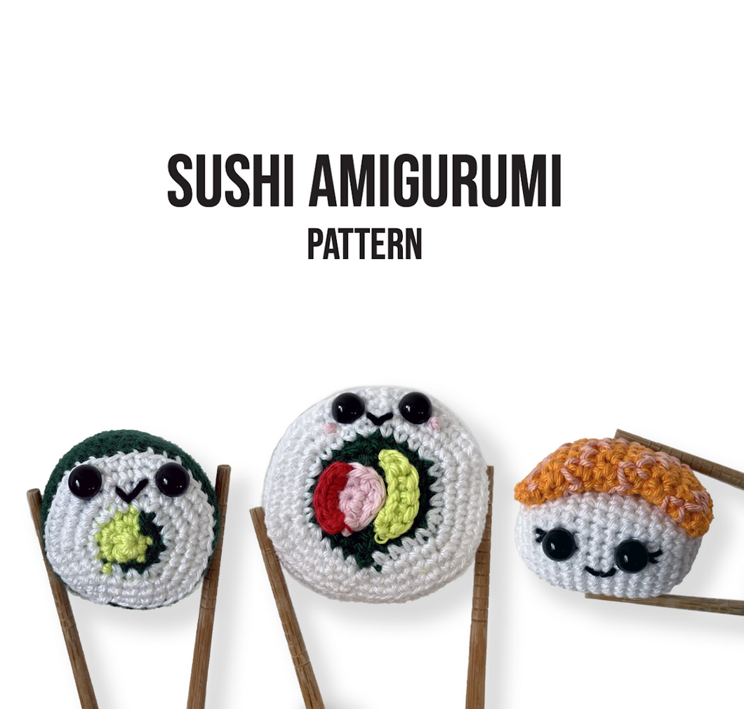 Sushi Crochet Pattern PDF