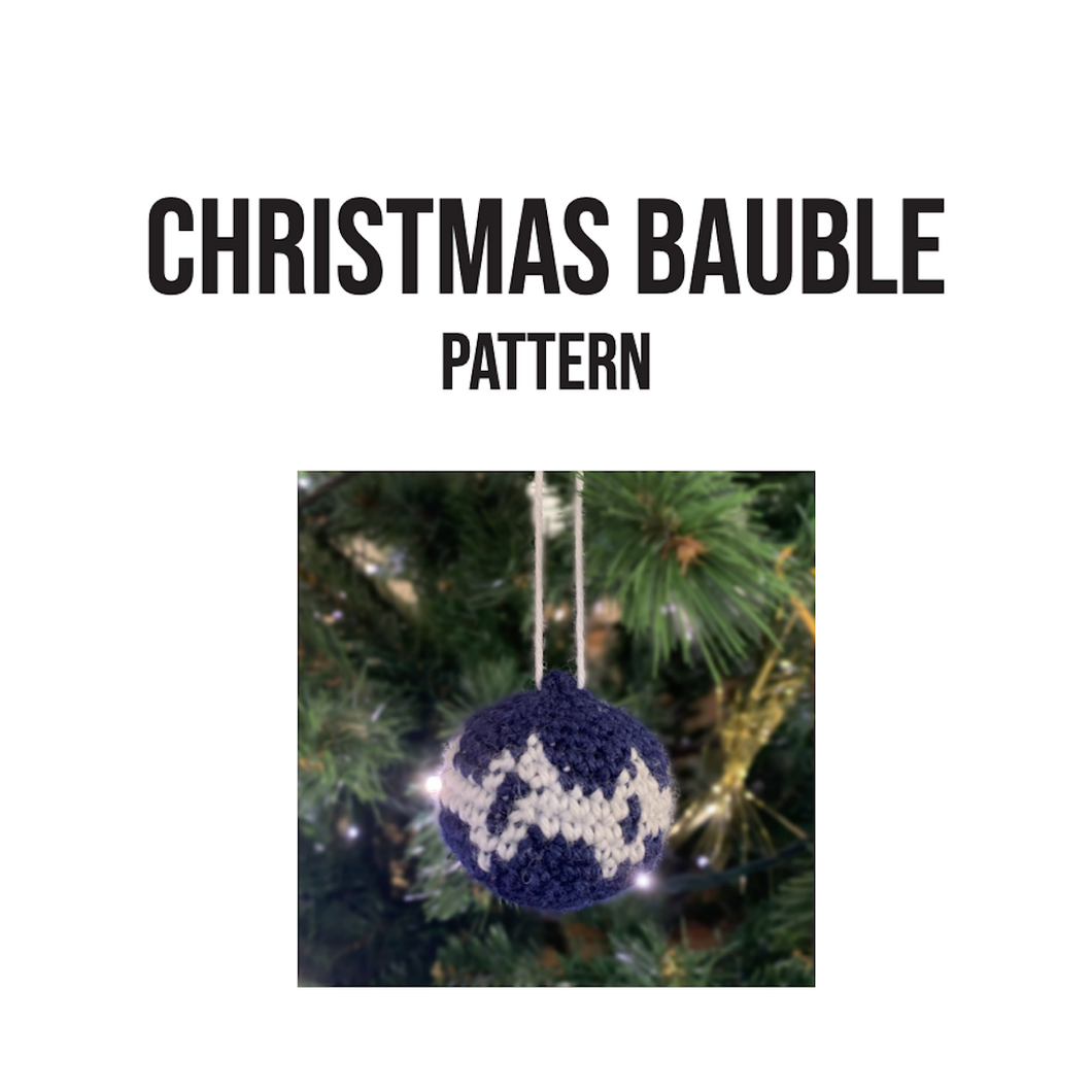 Christmas Bauble Crochet Pattern PDF
