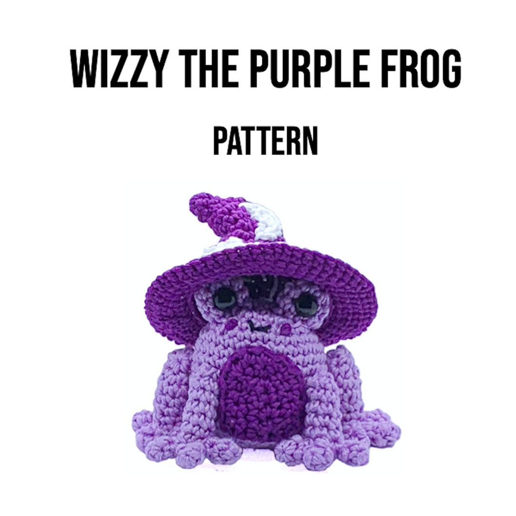 Wizzy the Frog Crochet Pattern PDF