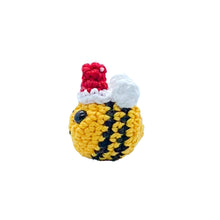 Load image into Gallery viewer, Free Christmas Bee Decoration Crochet Pattern PDF
