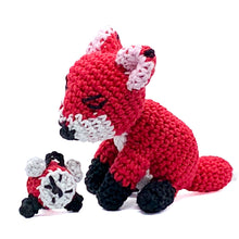 Load image into Gallery viewer, Kippie the Sleepy Fox Crochet Pattern PDF

