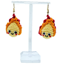 Load image into Gallery viewer, Owie the Mini Flame Earrings Crochet Pattern PDF
