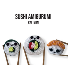 Load image into Gallery viewer, Sushi Crochet Pattern PDF
