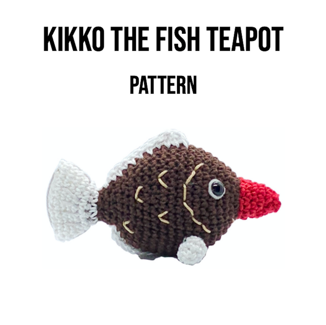 Kikko the Soy Sauce Fish Crochet Pattern PDF