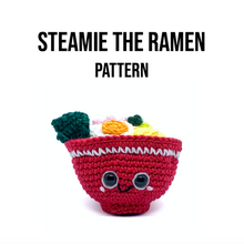 Load image into Gallery viewer, Steamie the Ramen Crochet Pattern PDF
