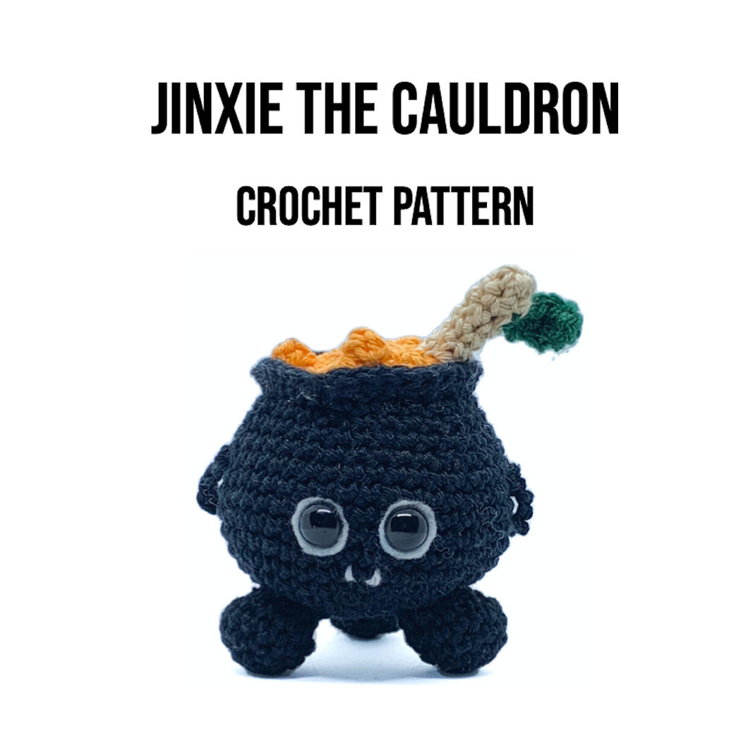 Jinxie the Cauldron Crochet Pattern PDF