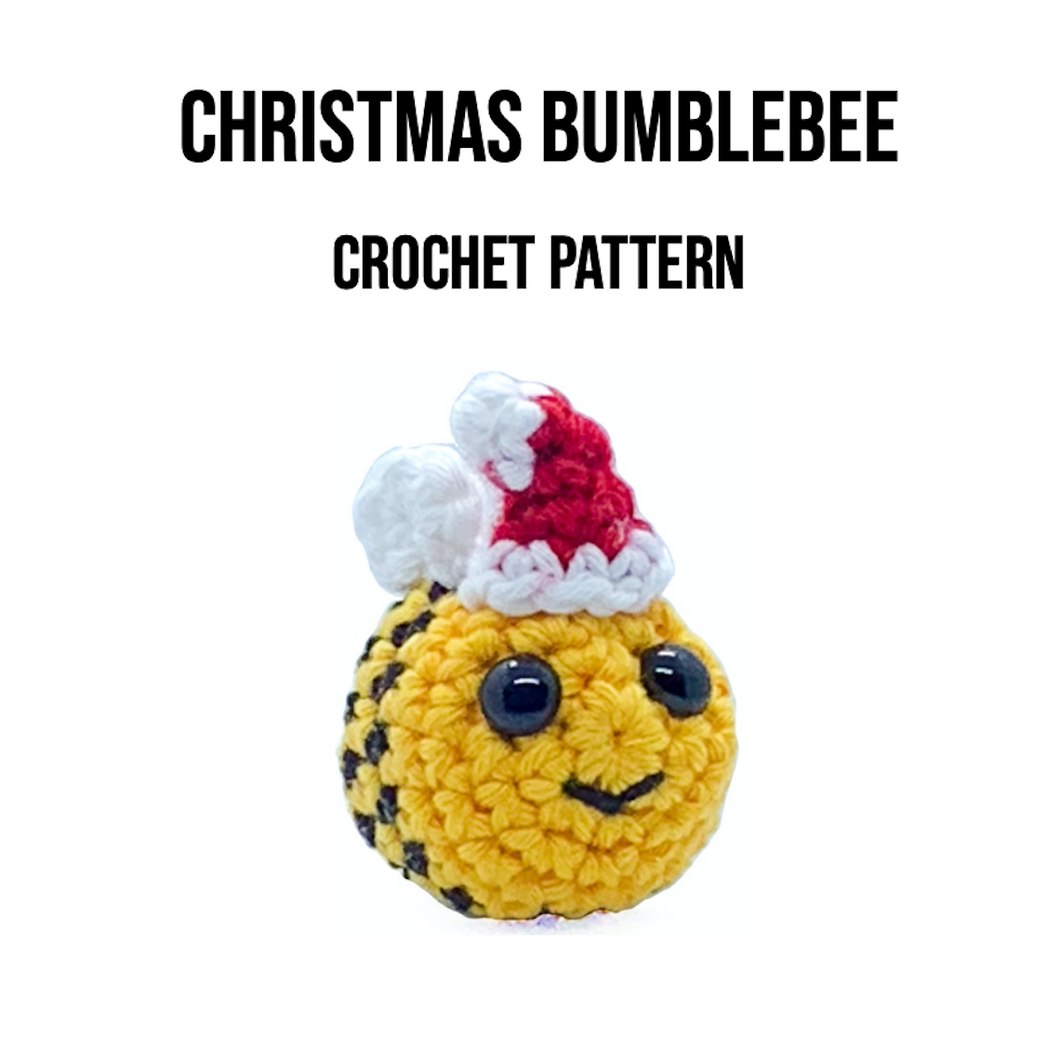 Free Christmas Bee Decoration Crochet Pattern PDF